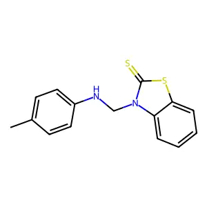 3-[(4-Methylanilino)methyl]-1,3-benzothiazole-2(3H)-thione structure