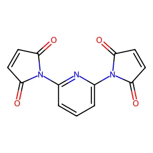 N,N'-pyridine-2,6-diylbismaleimide structure