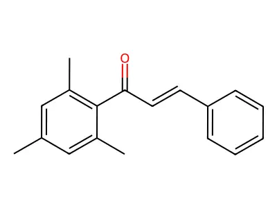 Benzylideneacetylmesitylene structure