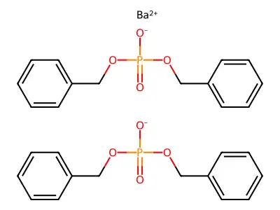Barium dibenzylphosphate structure