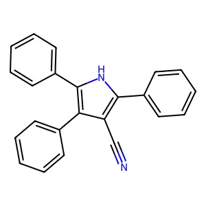 2,4,5-三苯基-1H-吡咯-3-甲腈 structure