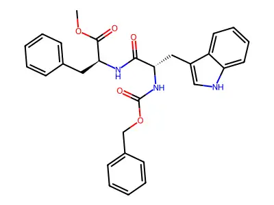 CARBOBENZYLOXYTRYPTOPHYLPHENYLALANINE METHYL ESTER structure