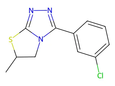 3-(3-Chlorophenyl)-6-methyl-5,6-dihydro[1,3]thiazolo[2,3-c][1,2,4]triazole structure