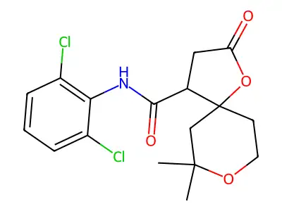 C17H19Cl2NO4 structure