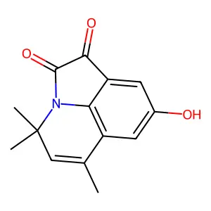 8-hydroxy-4,4,6-trimethyl-4H-pyrrolo[3,2,1-ij]quinoline-1,2-dione structure