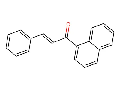 Cinnamoyl naphthalene structure