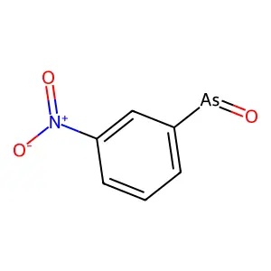 Arsine, (m-nitrophenyl)oxo- structure