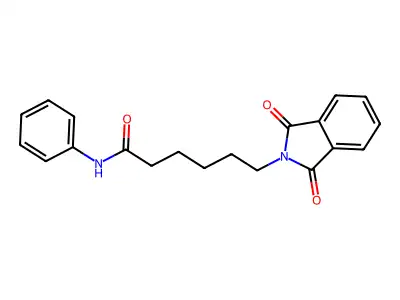 6-(1,3-dioxo-1,3-dihydro-2H-isoindol-2-yl)-N-phenylhexanamide structure
