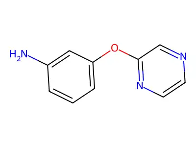 3-(Pyrazin-2-yloxy)aniline structure