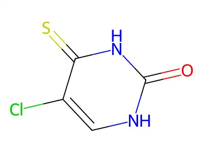 2(1H)-pyrimidinone, 5-chloro-3,4-dihydro-4-thioxo- structure