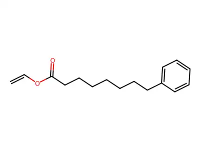 Vinyl 8-phenyloctanoate structure