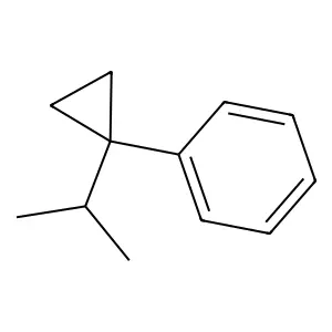 Benzene, (1-(1-methylethyl)cyclopropyl)- structure