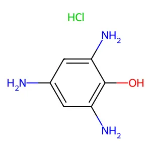 2,4,6-三氨基苯酚盐酸盐(1:3) structure