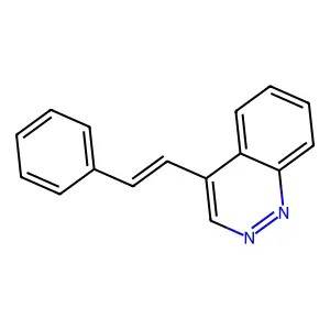 4-(2-Phenylethenyl)cinnoline structure