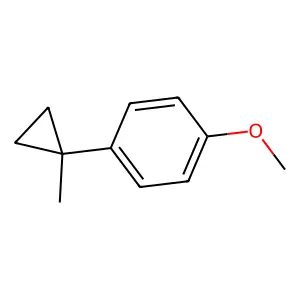 1-Methoxy-4-(1-methylcyclopropyl)benzene structure
