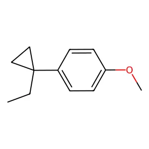 Benzene, 1-(1-ethylcyclopropyl)-4-methoxy- structure