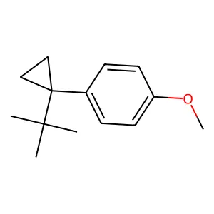 Benzene, 1-(1-(1,1-dimethylethyl)cyclopropyl)-4-methoxy- structure
