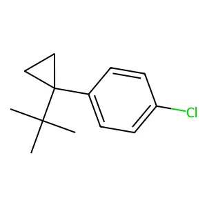 Benzene, 1-chloro-4-(1-(1,1-dimethylethyl)cyclopropyl)- structure