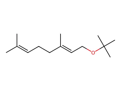 3,7-Dimethyl-1-[(2-methylpropan-2-yl)oxy]octa-2,6-diene structure