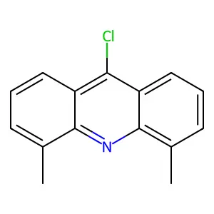 9-Chloro-4,5-dimethylacridine structure