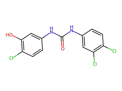 N-(4-Chloro-3-hydroxyphenyl)-N'-(3,4-dichlorophenyl)urea structure