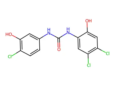 N-(4-Chloro-3-hydroxyphenyl)-N'-(4,5-dichloro-2-hydroxyphenyl)urea structure