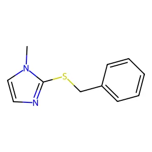1-Methylimidazole, 2-benzylthio- structure