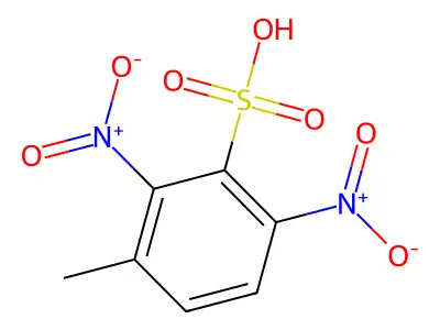 2,4-Dinitrotoluene-3-sulfonic acid structure