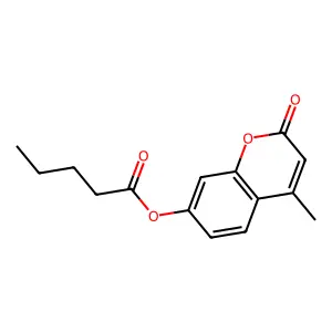 4-Methyl-2-oxo-2h-chromen-7-yl valerate structure