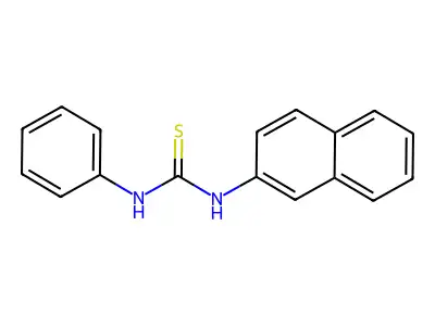 1-(Naphthalen-2-yl)-3-phenylthiourea structure