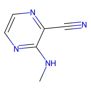 3-(Methylamino)pyrazine-2-carbonitrile structure