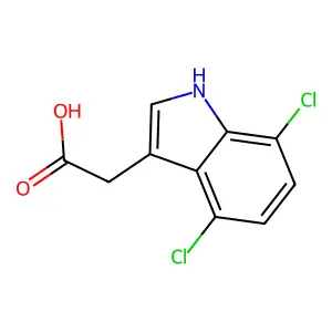 (4,7-Dichloro-1H-indol-3-yl)acetic acid structure