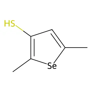 2,5-二甲基-3-硒吩硫醇 structure