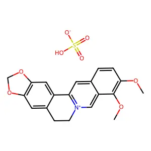 硫酸氢小檗碱 structure