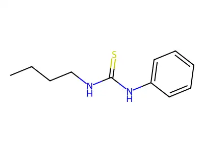 3-Butyl-1-phenylthiourea structure