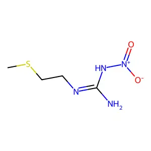 2-(2-Methylsulfanylethyl)-1-nitroguanidine structure