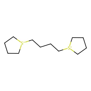 1-[4-(Thiolan-1-ium-1-yl)butyl]thiolan-1-ium structure