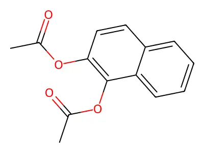 1,2-Diacetoxynaphthalene structure