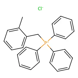 Phosphonium, ((2-methylphenyl)methyl)triphenyl-, chloride (1:1) structure