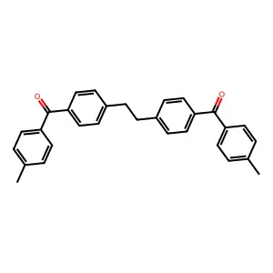 (4-{2-[4-(4-Methylbenzoyl)phenyl]ethyl}phenyl)(4-methylphenyl)methanone structure