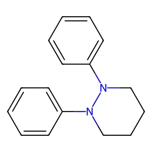 Pyridazine, hexahydro-1,2-diphenyl- structure
