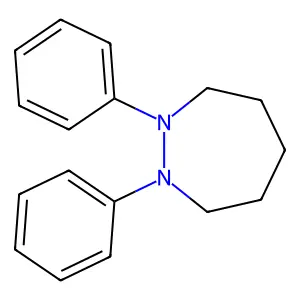 1H-1,2-Diazepine, hexahydro-1,2-diphenyl- structure