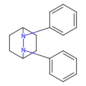 2,3-Diazabicyclo(2.2.2)octane, 2,3-diphenyl- structure