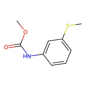methyl N-[3-(methylsulfanyl)phenyl]carbamate structure