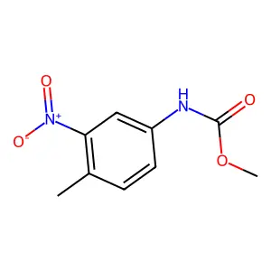 methyl N-(4-methyl-3-nitrophenyl)carbamate structure