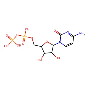 二磷酸胞苷 structure
