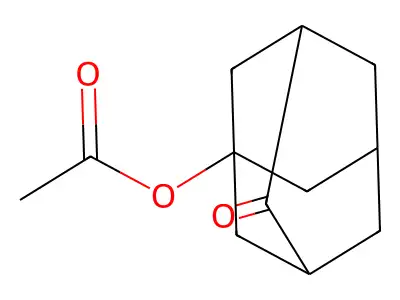 [(3R,5S)-4-oxo-1-adamantyl] acetate structure