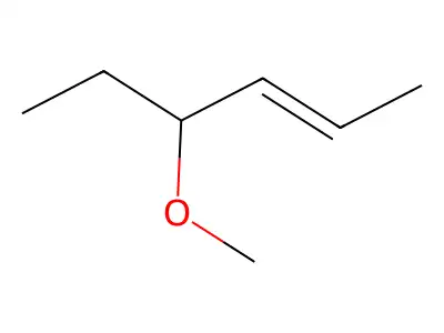 2-Hexene, 4-methoxy- structure