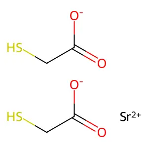 Strontium thioglycolate structure