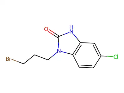 1-(3-Bromopropyl)-5-chloro-1,3-dihydro-2H-benzimidazol-2-one structure